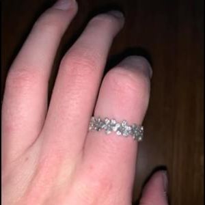 Flowered Pandora ring